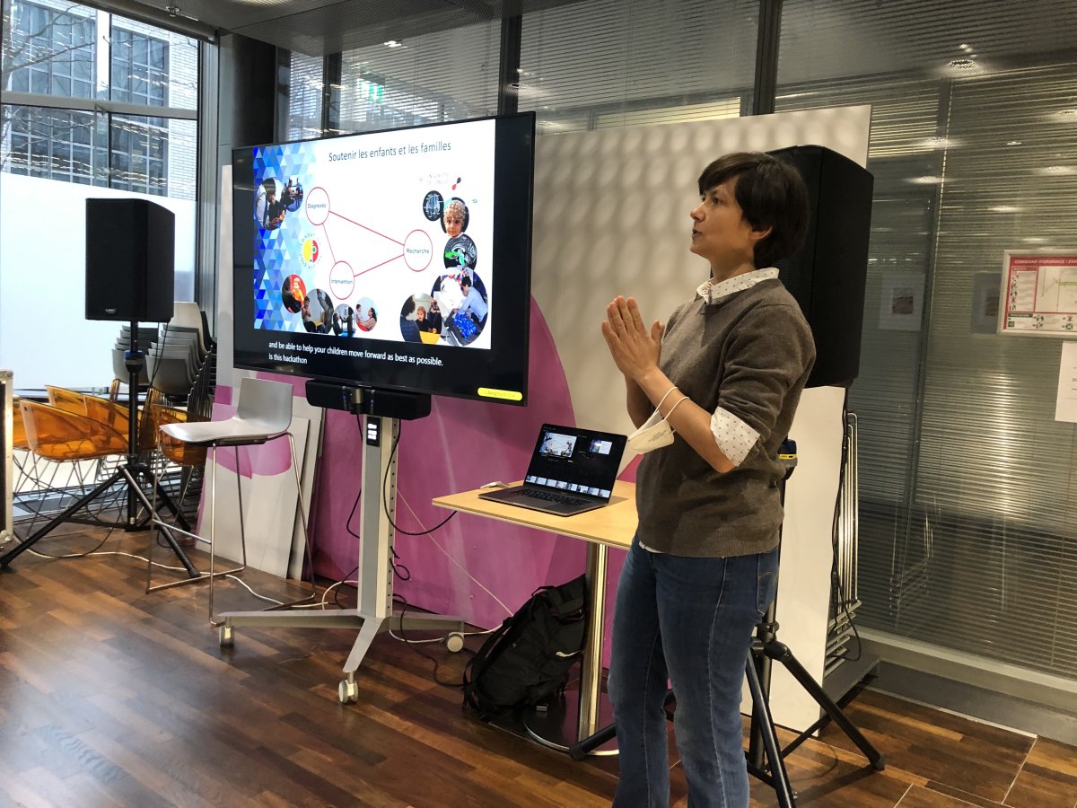 L'expérience de Marie Schaer au SDG Open Hack! Autism